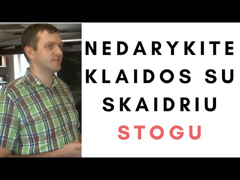 NEPADARYKITE šios klaidos su skaidria stogo danga...