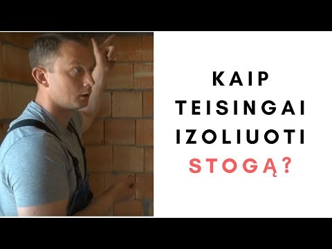 Kaip teisingai izoliuoti stogo konstrukciją?