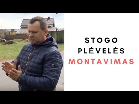 Stogo plėvelės montavimas per karščius