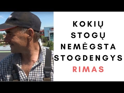 Kokių stogų nemėgsta stogdengys Rimas... :)