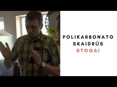 Polikarbonato skaidrūs stogai