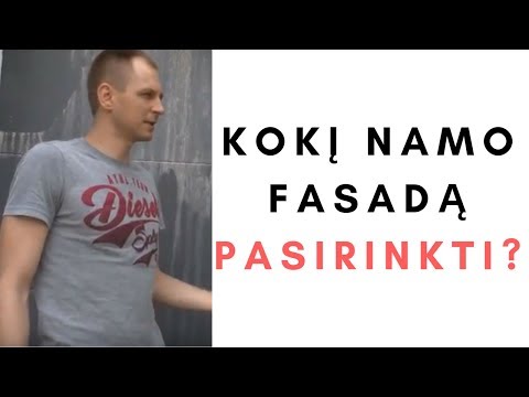 Kokį namo fasadą pasirinkti?