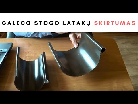 Galeco stogo latakų skirtumas