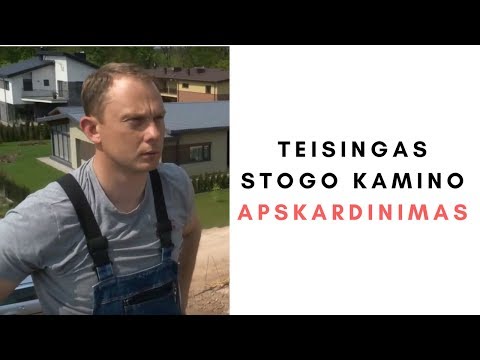 Teisingas stogo kamino apskardinimas