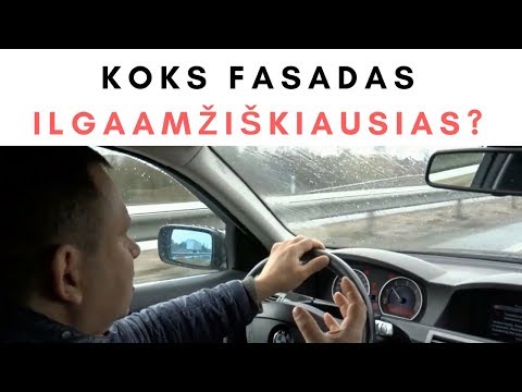 Koks namo fasadas ilgaamžiškiausias?